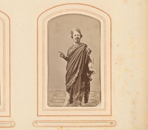 Portrait of an actor in costume