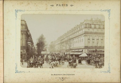 Boulevard des Capucines in Paris