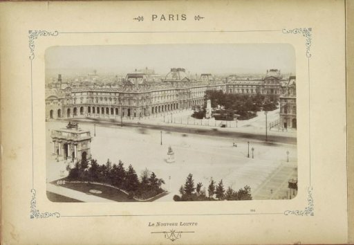 View of the Renovated Louvre