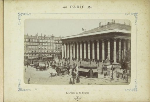 Exterior of the Palais de la Bourse in Paris