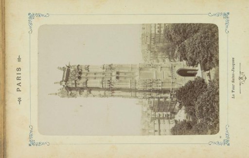 Exterior of the Tour Saint-Jacques in Paris