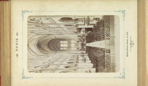 Nave of Notre-Dame in Paris