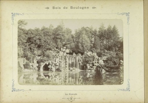 Waterfall in the Bois de Boulogne