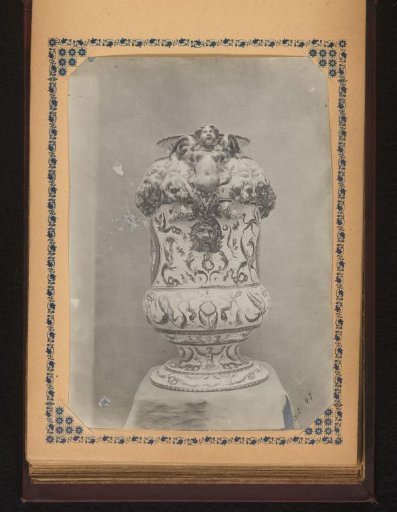 Vase painted with mythological animals