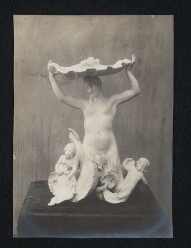 Sculpture of a water nymph