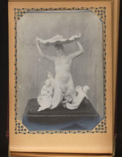 Sculpture of a water nymph