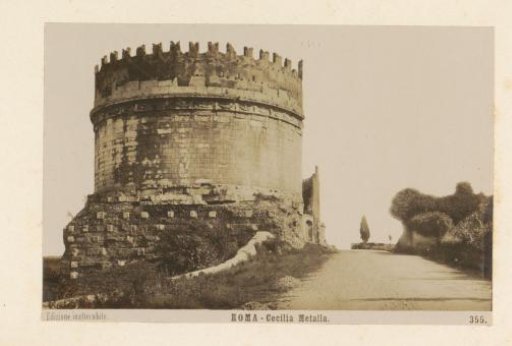 Tomb of Caecilia Metella on the Via Appia south of Rome
