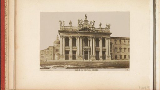 Exterior of St John Lateran in Rome