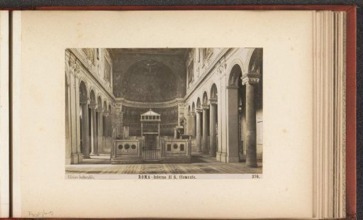 Interior of San Clemente in Rome