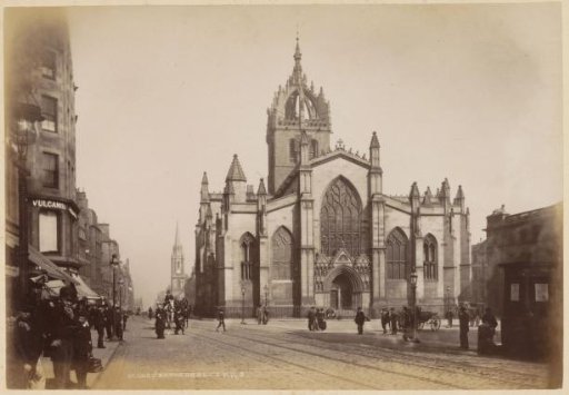 Exterior of St Giles' Cathedral in Edinburgh