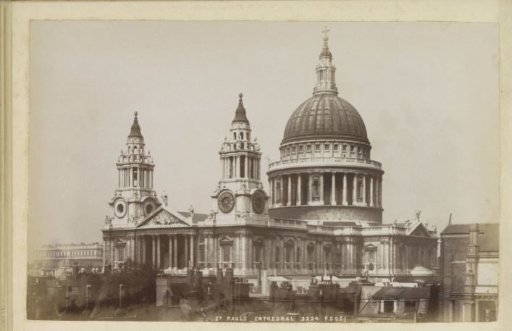 Exterior of St Paul's Cathedral in London