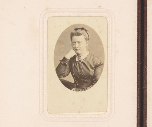 Portrait of a seated young woman