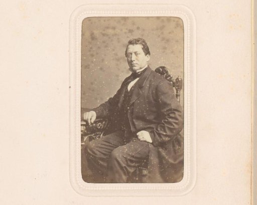 Portrait of a seated man