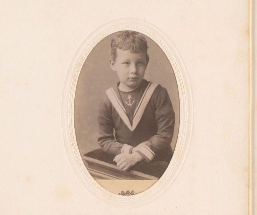 Portrait of a boy in sailor suit