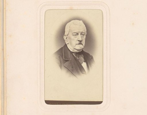 Portrait of a man with moustache