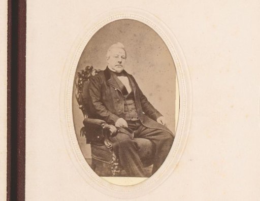 Portrait of a seated man