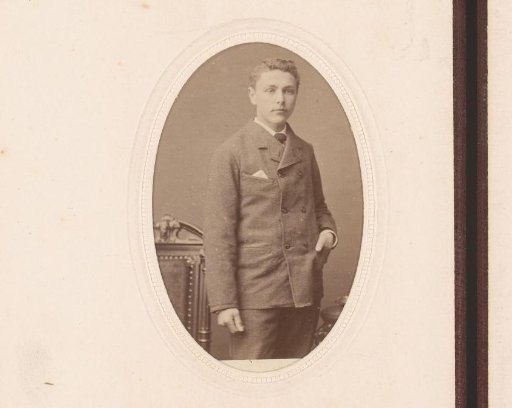 Portrait of a standing young man