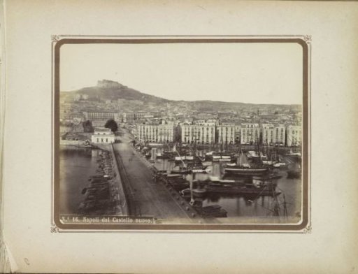 Naples seen from the Castello Nuovo