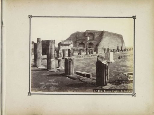 Ruins of a theatre in Pompeii