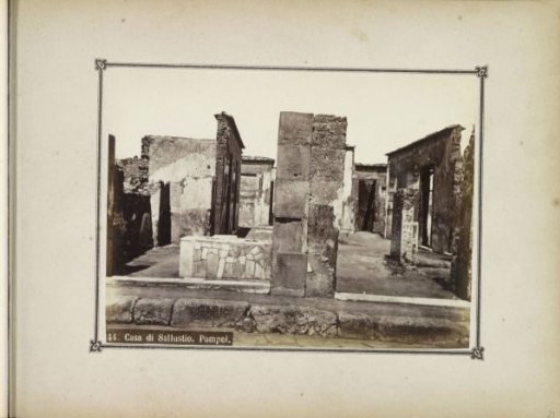 Remains of the House of Sallustius in Pompeii