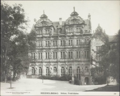 Exterior of the Friedrichsbau of Heidelberg Castle