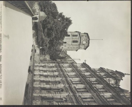 Octagonal tower and the Altan of Heidelberg Castle