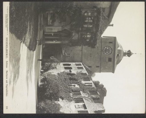 Watchtower and the Ruprechtsbau of Heidelberg Castle