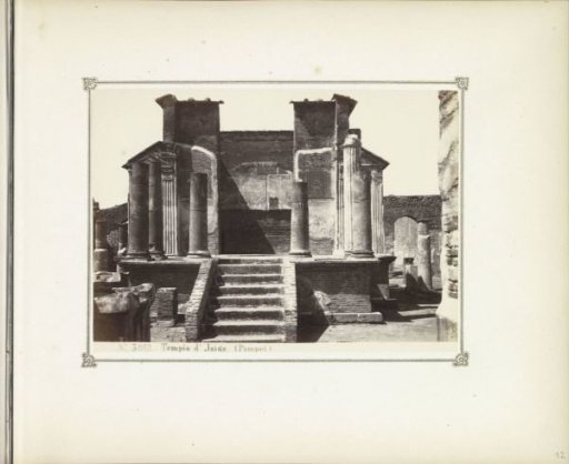 Remains of the Temple of Isis in Pompeii