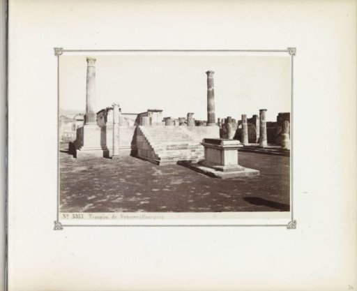 Remains of the Temple of Venus in Pompeii