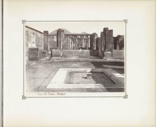Remains of the House of the Faun in Pompeii