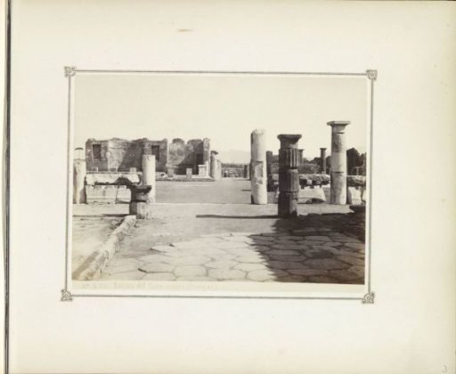 Remains of the entrance to the forum in Pompeii