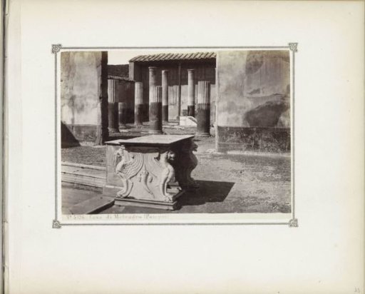 Remains of the House of Meleager in Pompeii