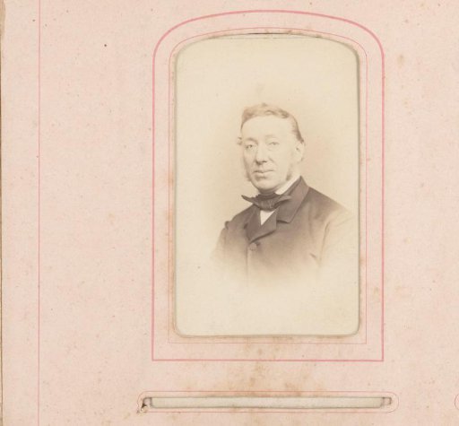 Portrait of a man with sideburns