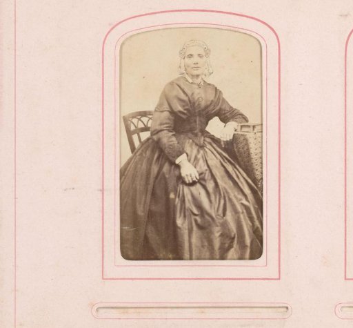 Portrait of Boukje Mulder in traditional dress