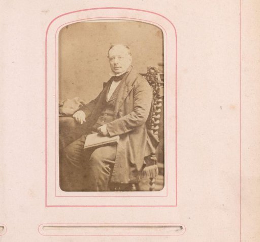 Portrait of a seated man