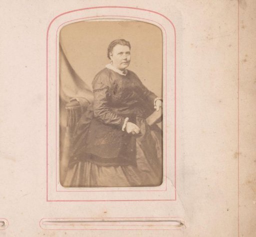 Portrait of a seated woman