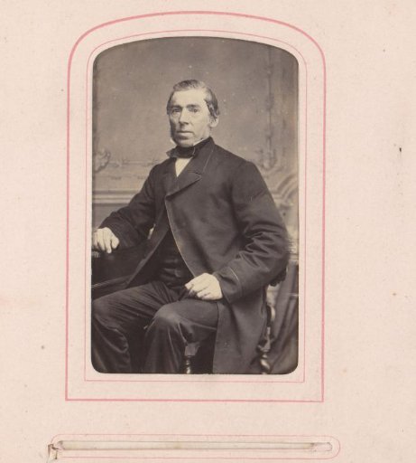 Portrait of a seated man