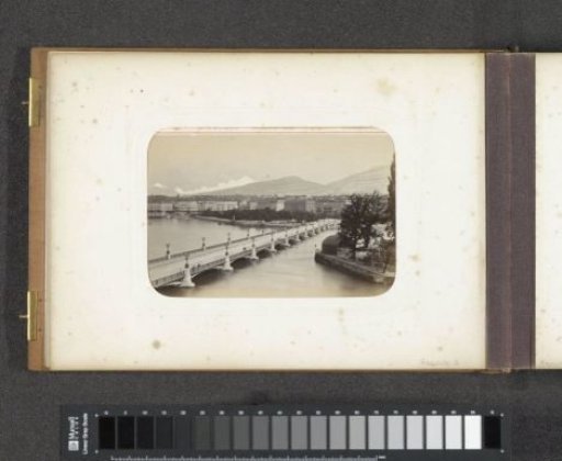 View of Geneva and Mont Blanc