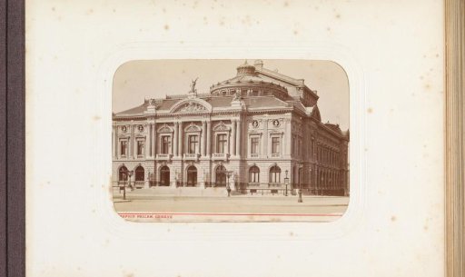 Exterior of the opera house of Geneva