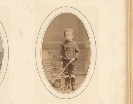 Portrait of a Boy with a Hoop in His Hand