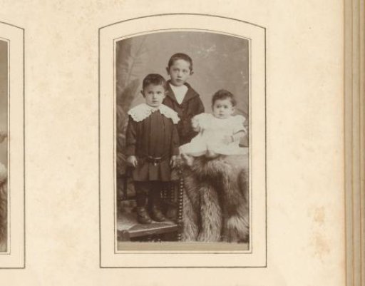 Portrait of three children