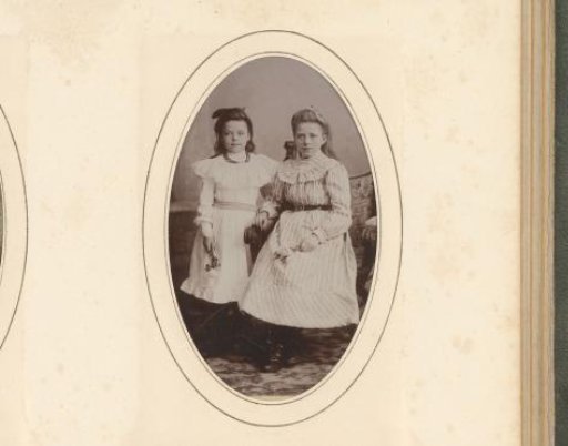 Portrait of two girls