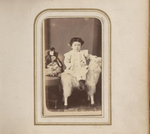 Portrait of a seated child