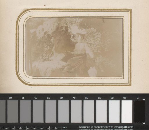Portrait of a Woman in a Garden or Park