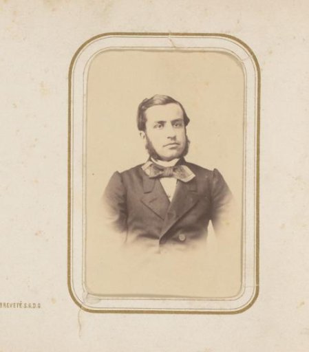 Portrait of a man with sideburns