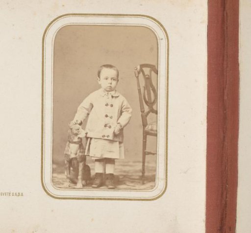 Portrait of a Child with a Dog