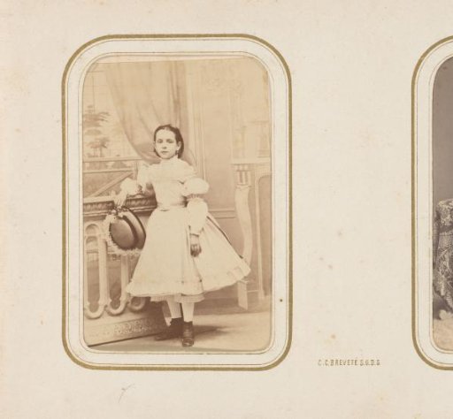 Portrait of a Girl with a Hat in Her Hand