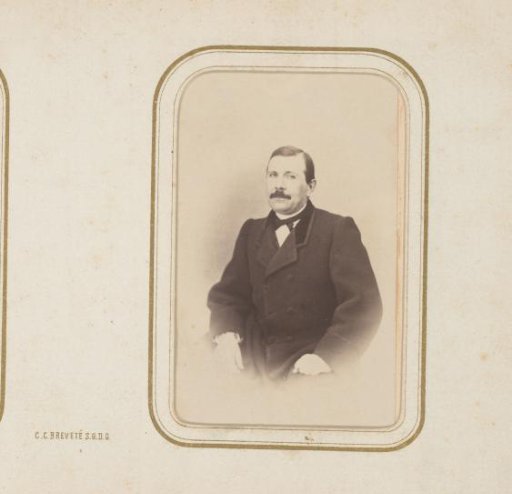 Portrait of a man with a mustache