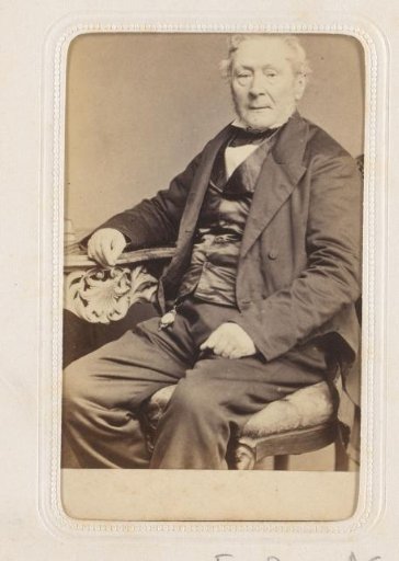 Portrait of a seated man
