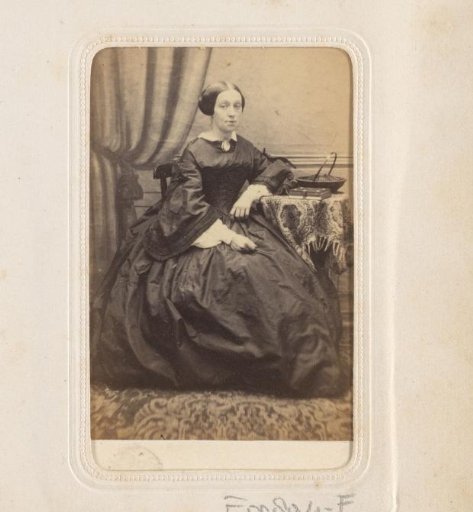 Portrait of a seated woman